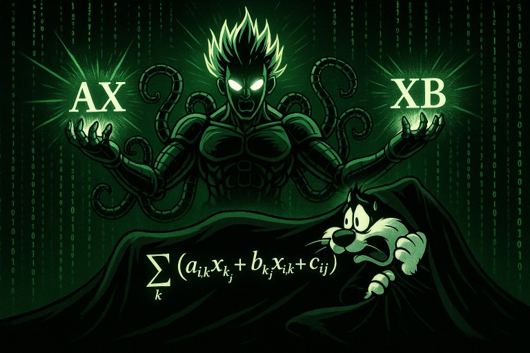 The full power of linear algebra (poor Sylvester)